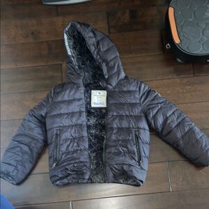 A&F Kids Black Puffer Jacket